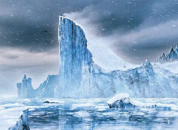 Snow-Covered Island