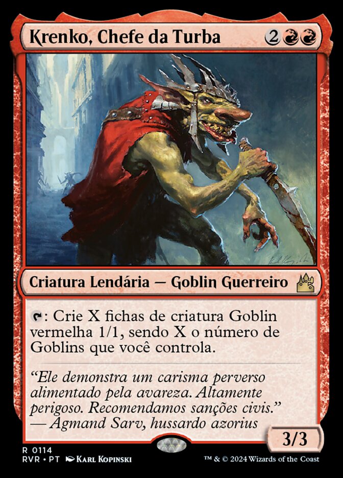 Krenko, Chefe da Turba