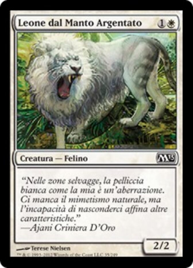Leone dal Manto Argentato