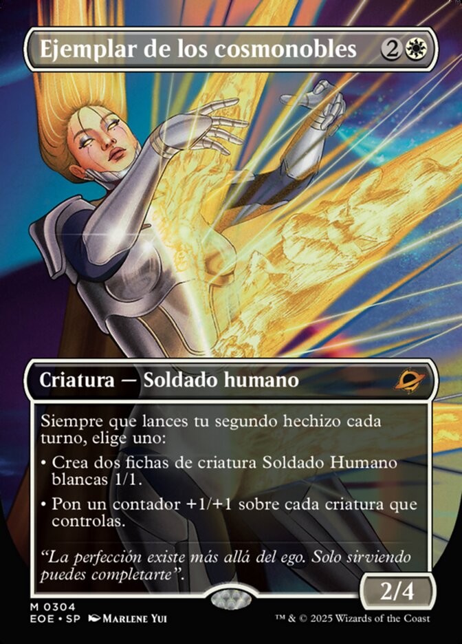Ejemplar de los cosmonobles