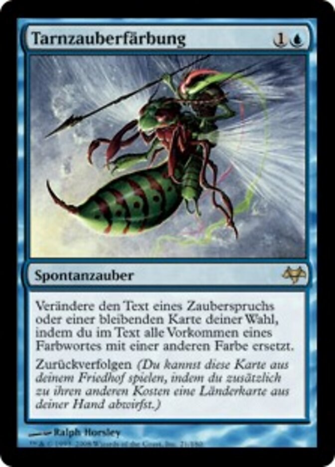 Tarnzauberfärbung