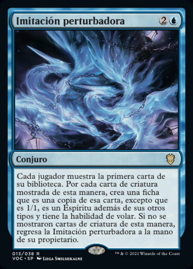 Imitación perturbadora