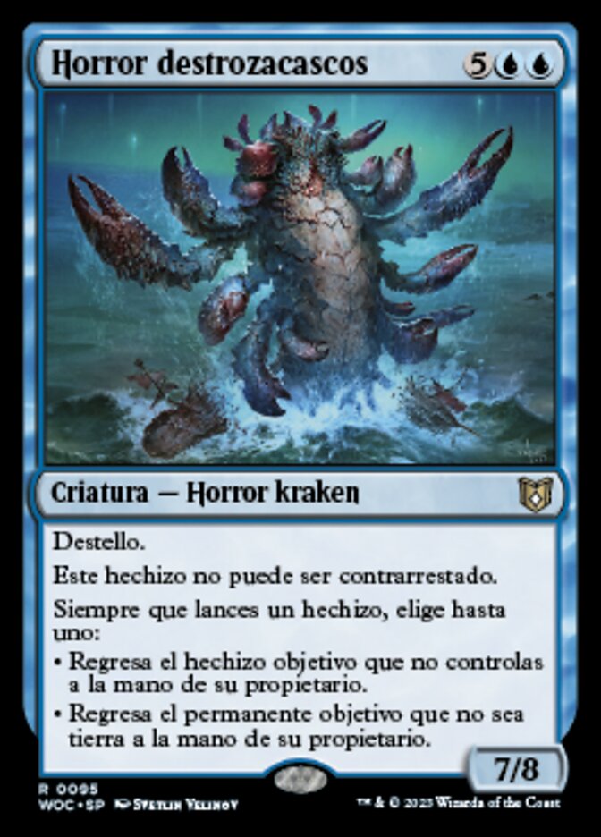Horror destrozacascos