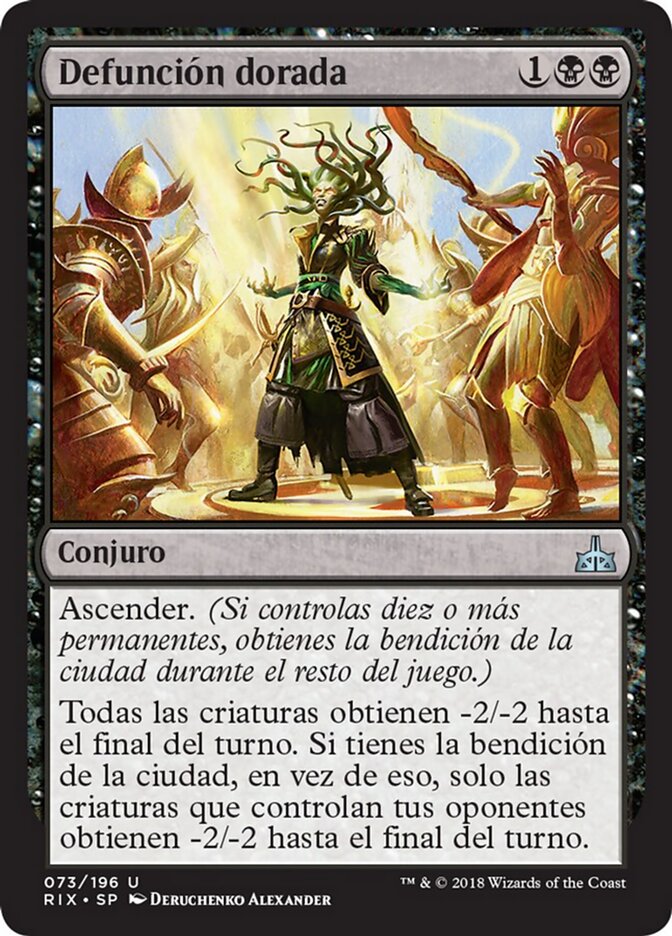 Defunción dorada