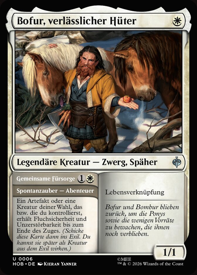Bofur, Reliable Guardian // Concerted Care