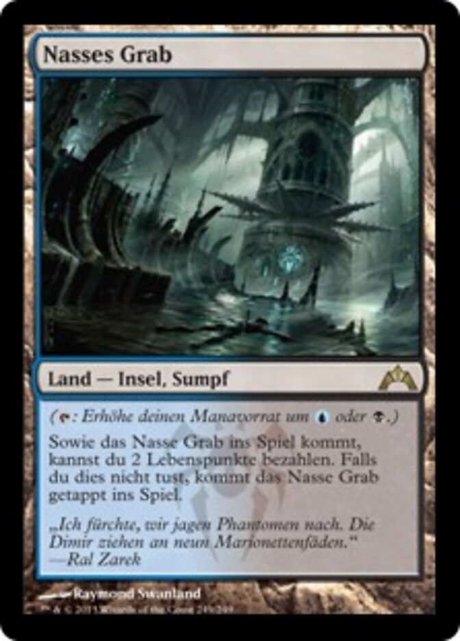 Nasses Grab