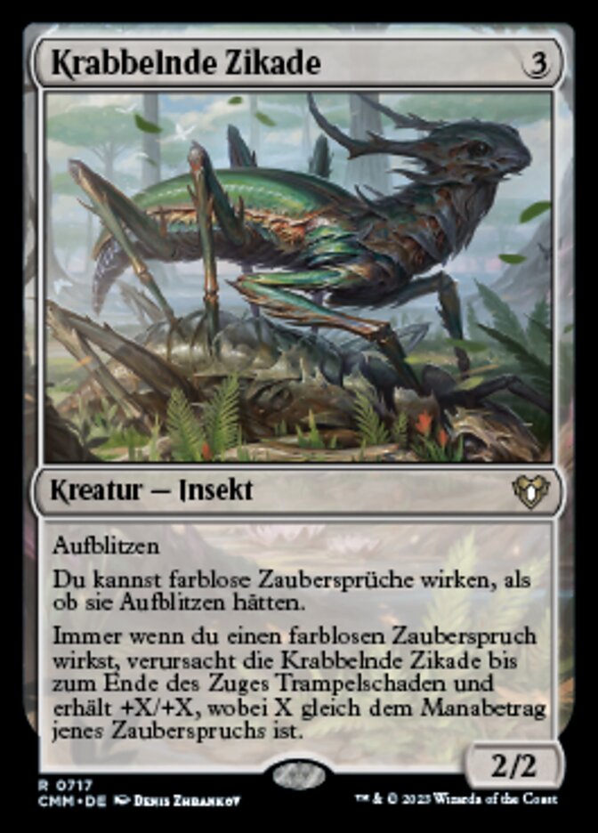 Krabbelnde Zikade