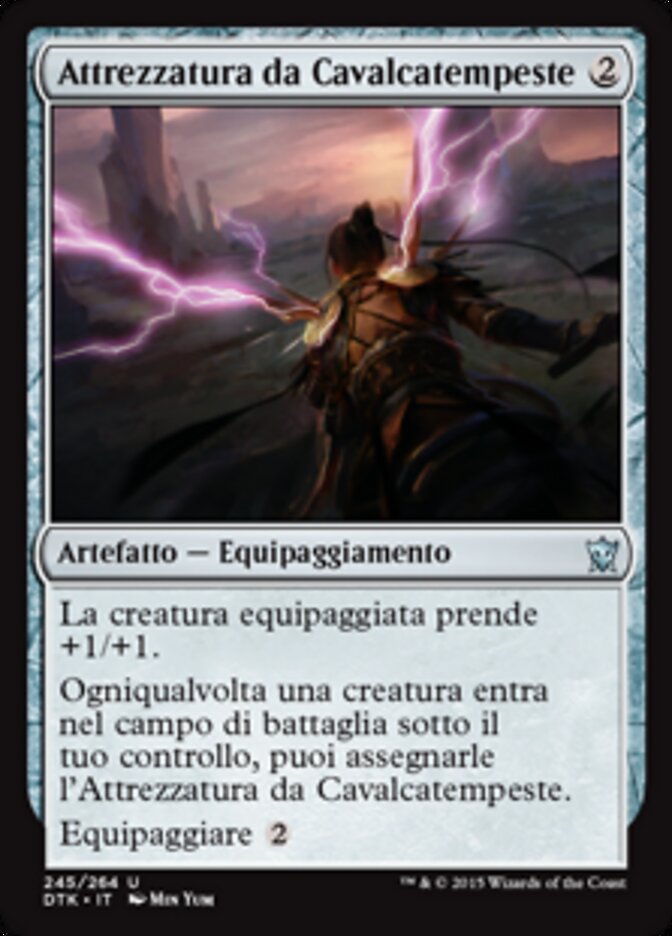 Attrezzatura da Cavalcatempeste