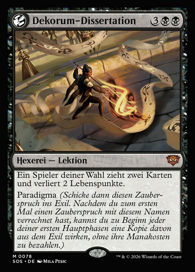 Dekorum-Dissertation