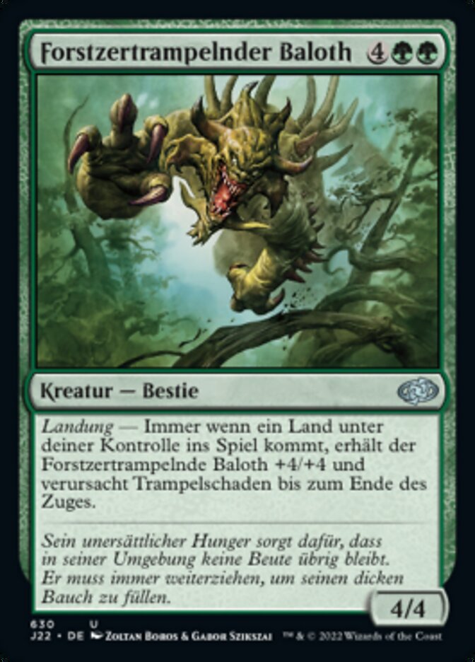 Forstzertrampelnder Baloth