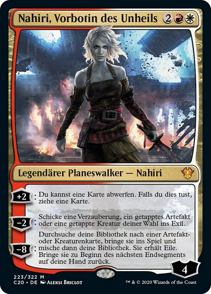 Nahiri, Vorbotin des Unheils
