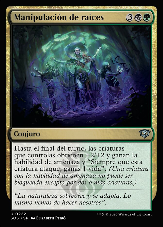 Manipulación de raíces