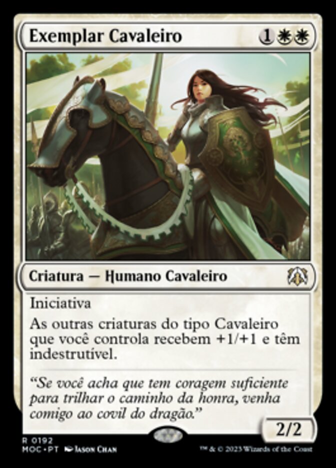 Exemplar Cavaleiro