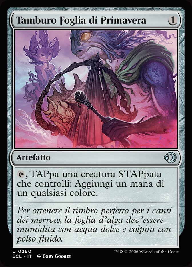 Tamburo Foglia di Primavera