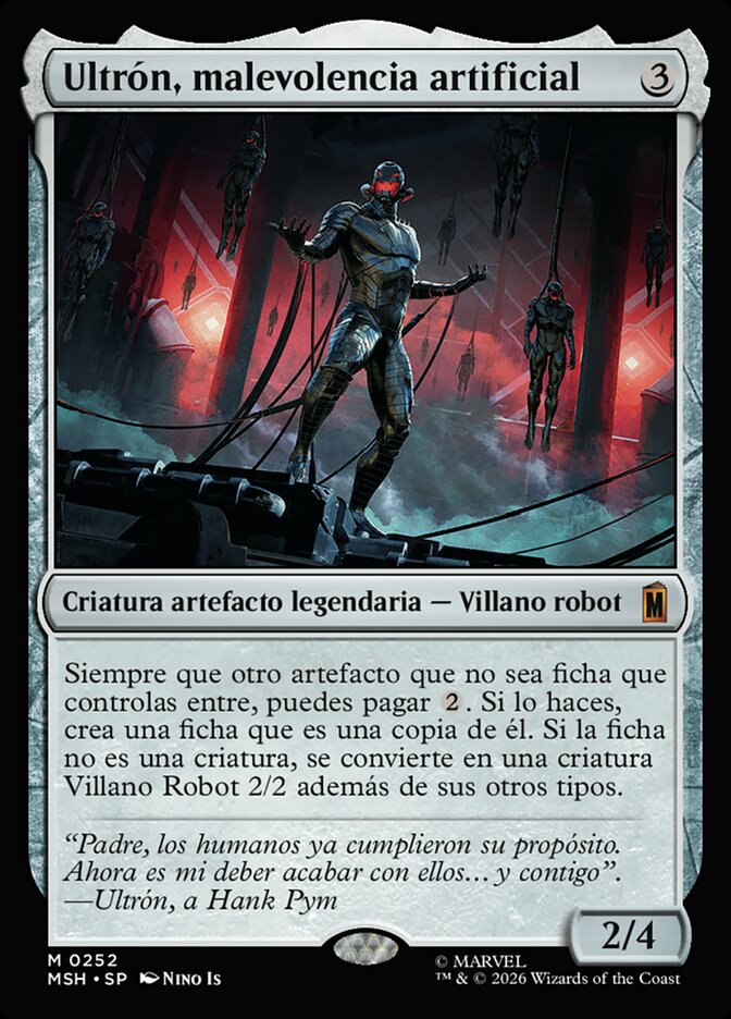 Ultrón, malevolencia artificial