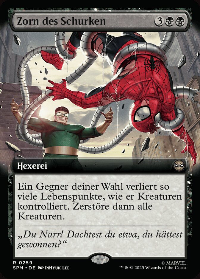 Zorn des Schurken
