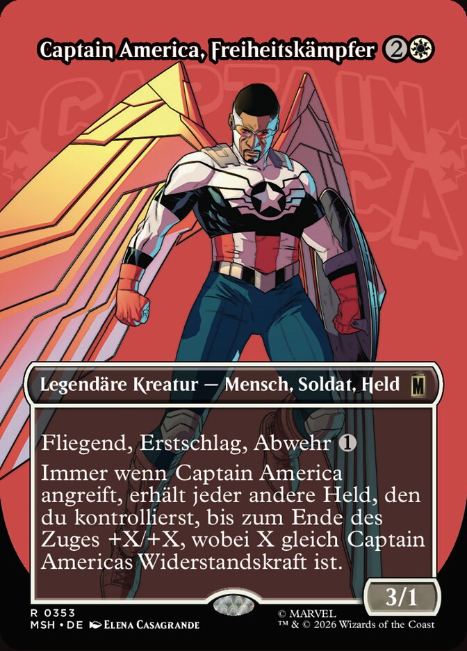 Captain America, Freiheitskämpfer