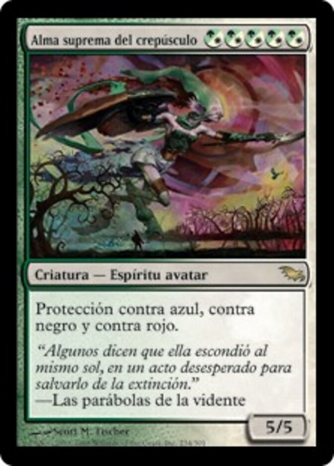 Alma suprema del crepúsculo