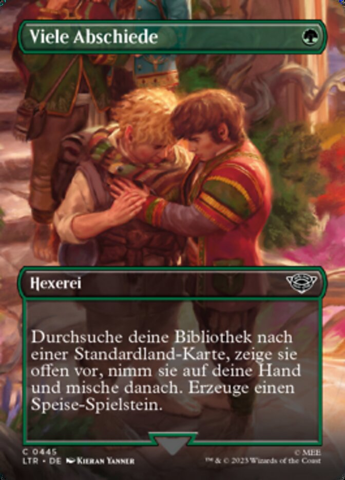 Viele Abschiede