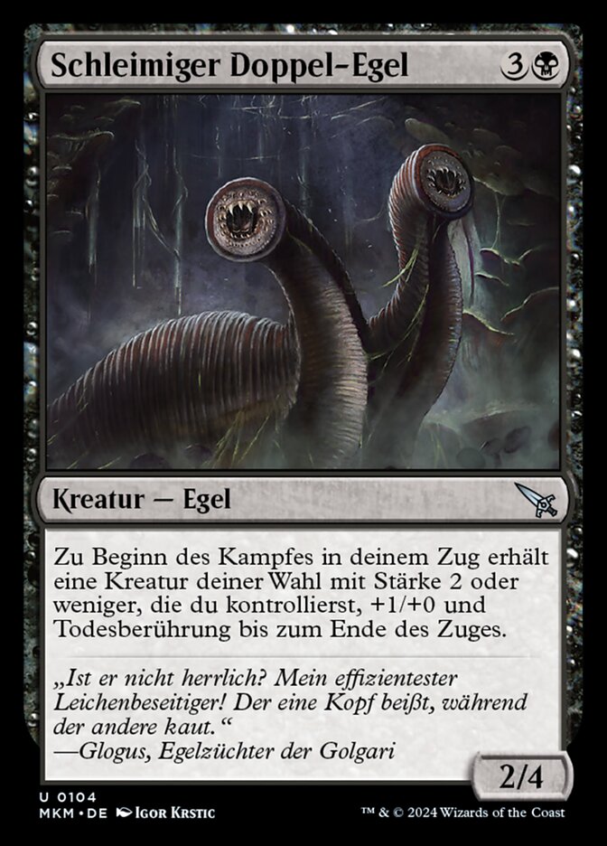 Schleimiger Doppel-Egel