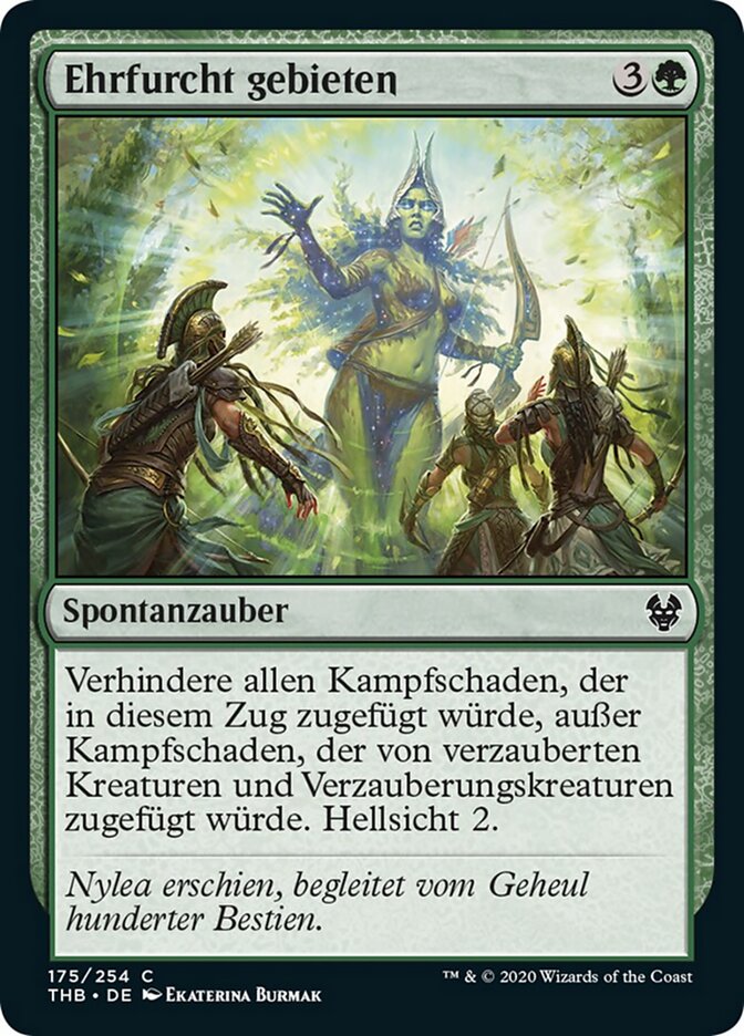Ehrfurcht gebieten
