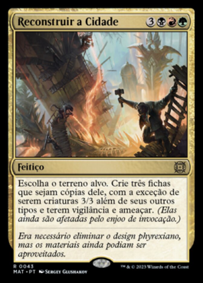 Reconstruir a Cidade
