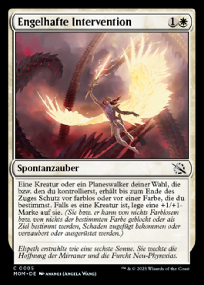 Engelhafte Intervention