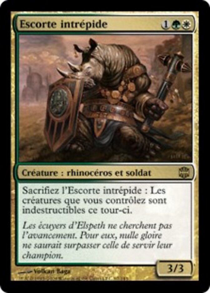 Escorte intrépide