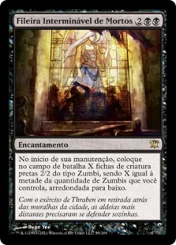 Fileira Interminável de Mortos