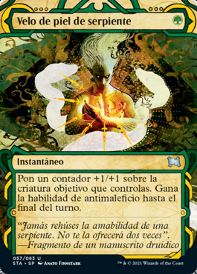 Velo de piel de serpiente