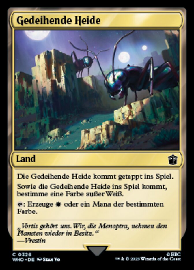 Gedeihende Heide