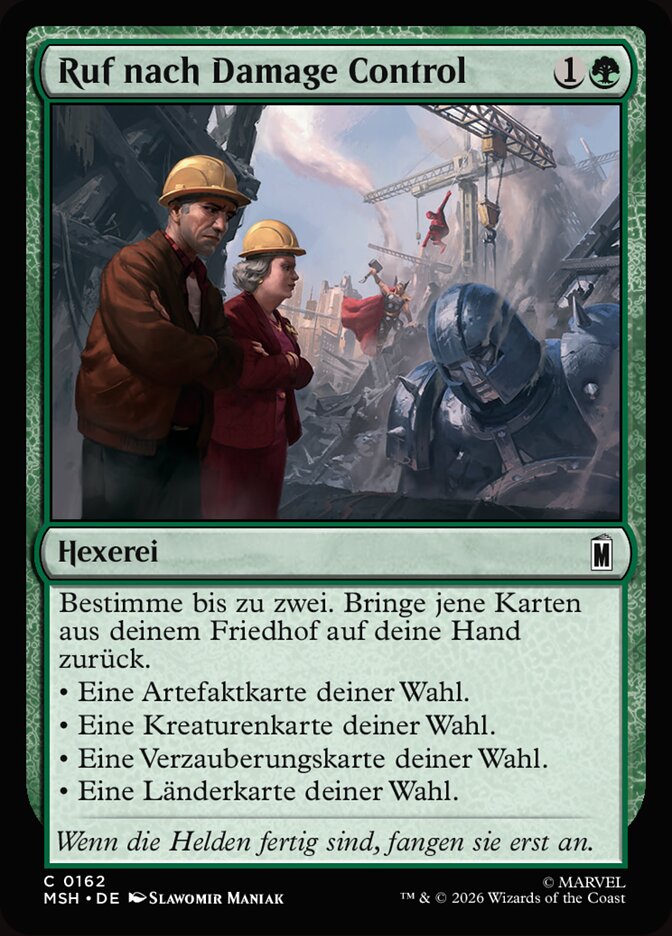 Ruf nach Damage Control