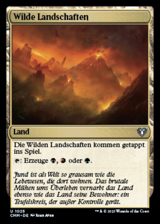 Wilde Landschaften