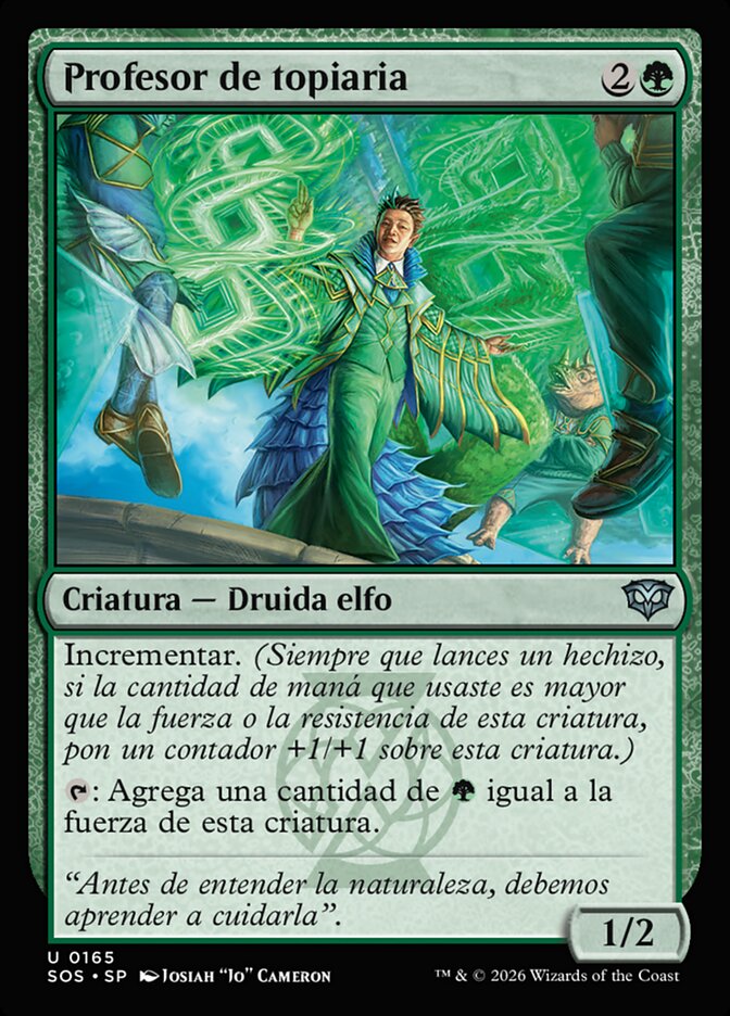Profesor de topiaria