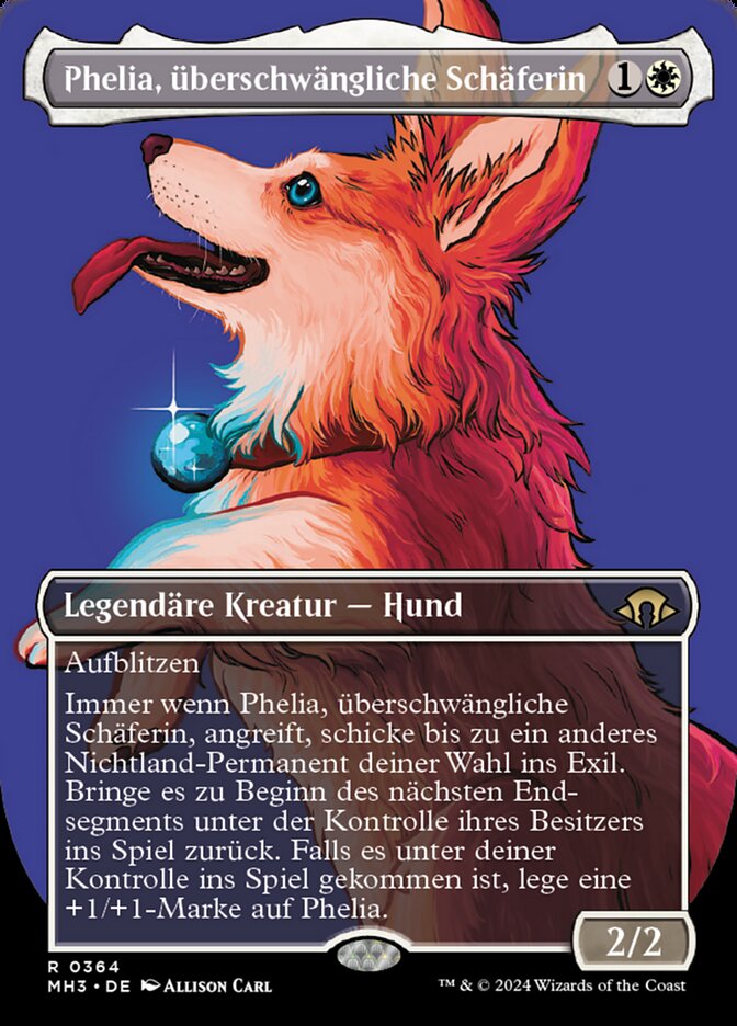 Phelia, überschwängliche Schäferin