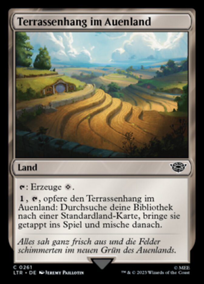 Terrassenhang im Auenland