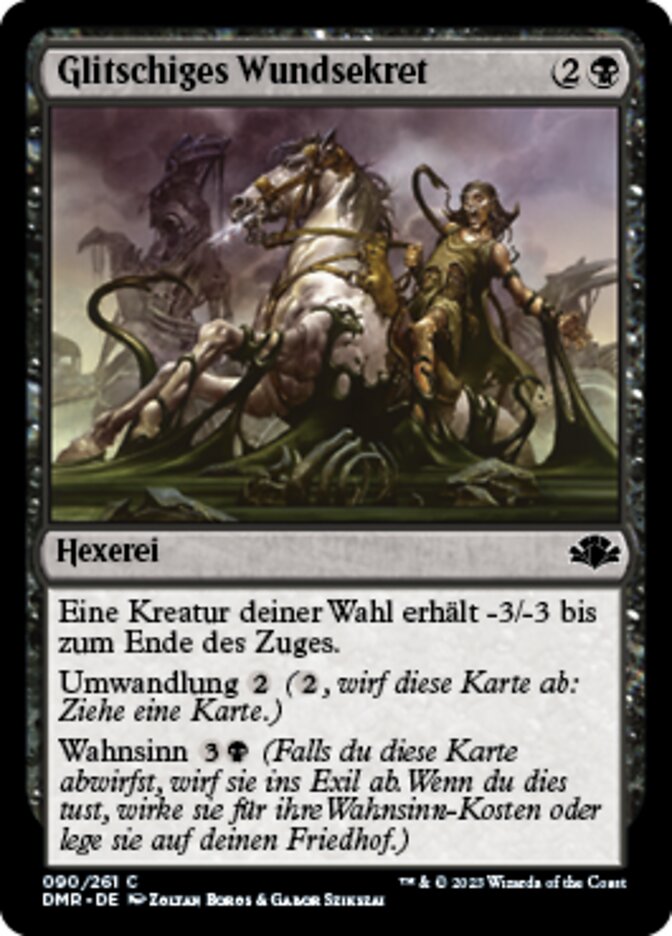 Glitschiges Wundsekret