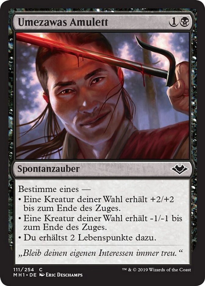 Umezawas Amulett