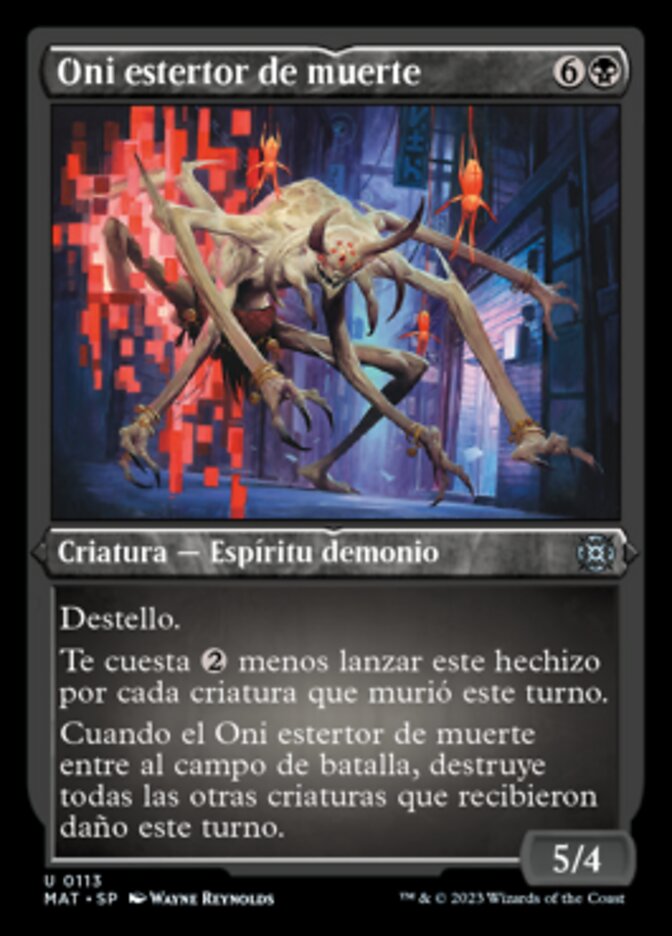 Oni estertor de muerte