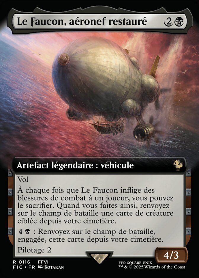 Le Faucon, aéronef restauré