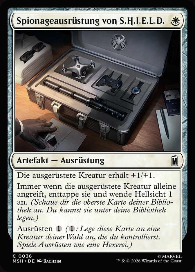 Spionageausrüstung von S.H.I.E.L.D.
