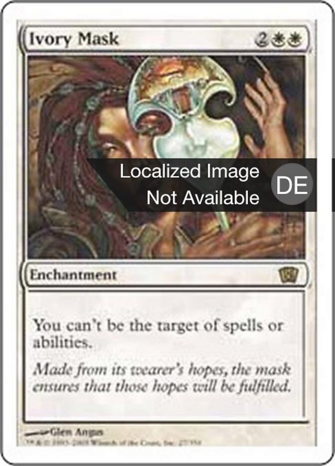 Elfenbeinmaske