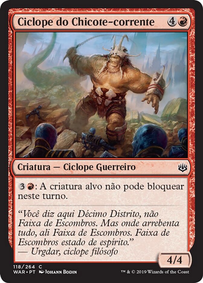 Ciclope do Chicote-corrente