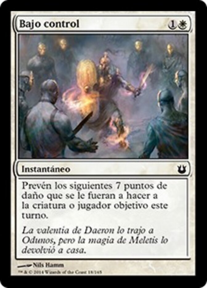 Bajo control