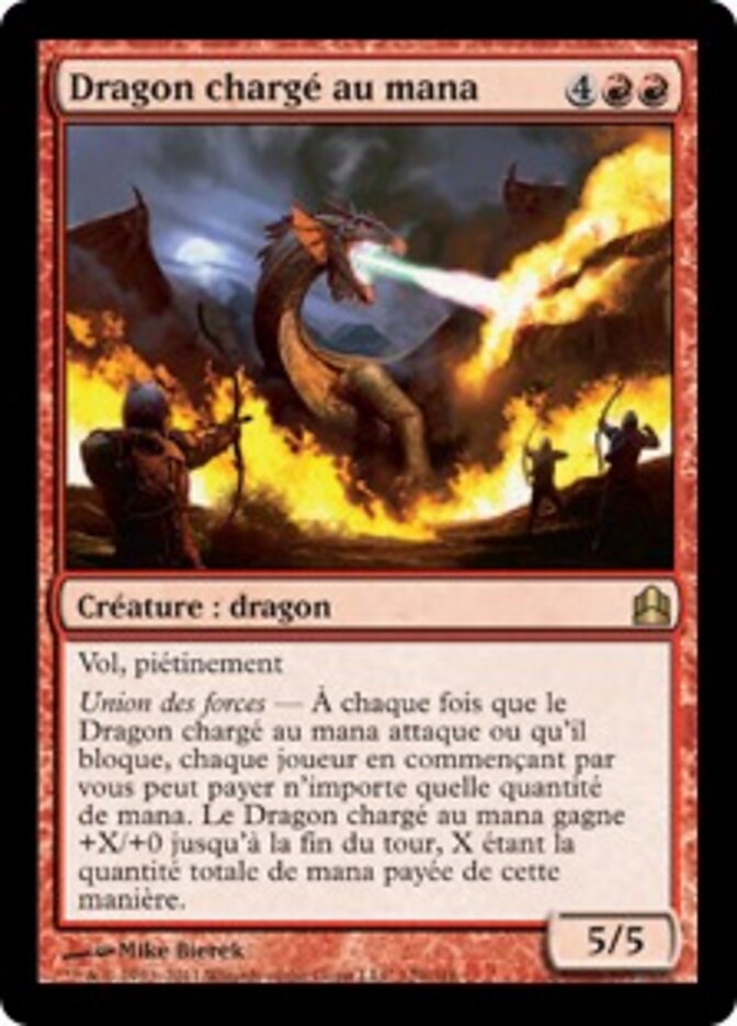 Dragon chargé au mana