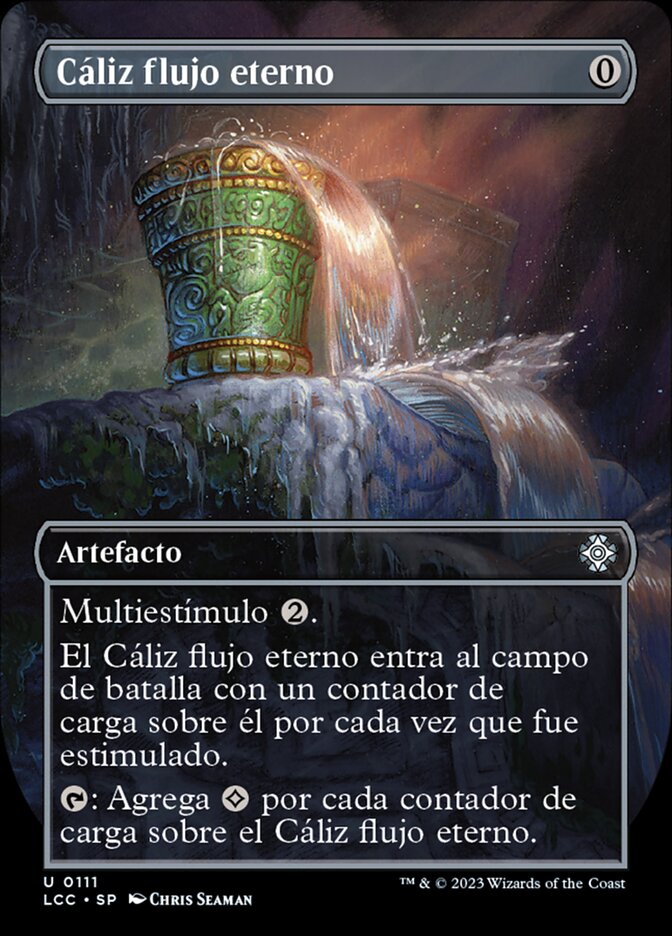 Cáliz flujo eterno