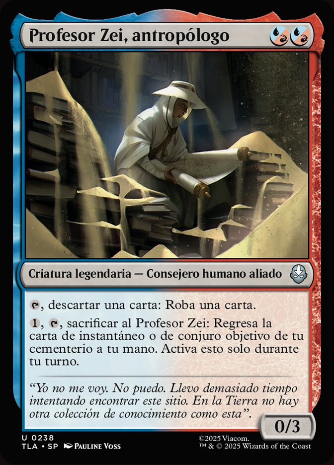 Profesor Zei, antropólogo