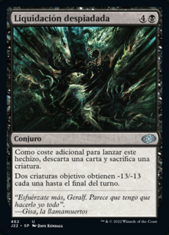 Liquidación despiadada