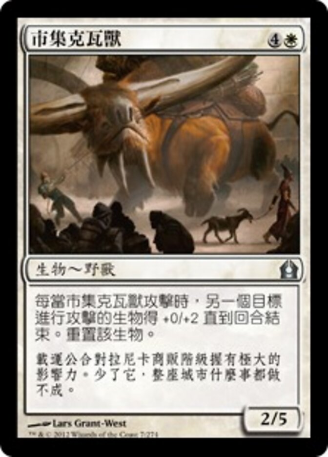 市集克瓦獸