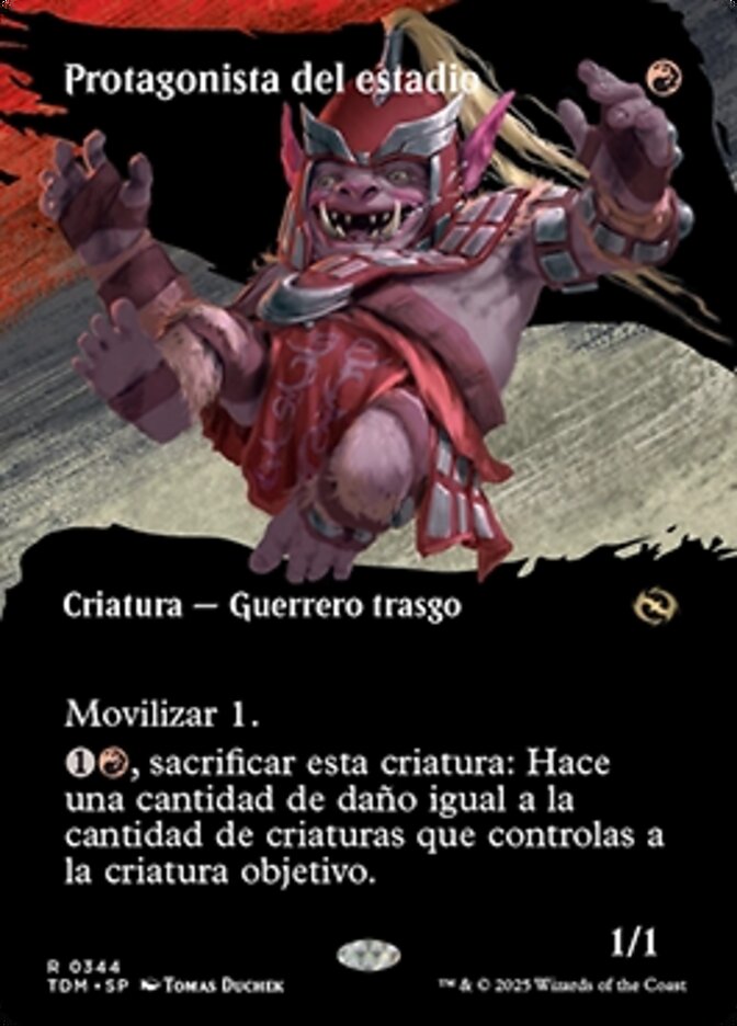Protagonista del estadio